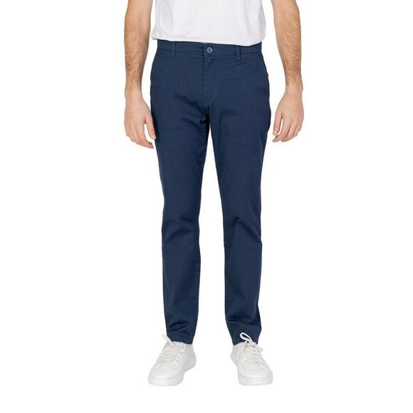 Armani Exchange StraightLeg Chinos Men Blue Bottoms